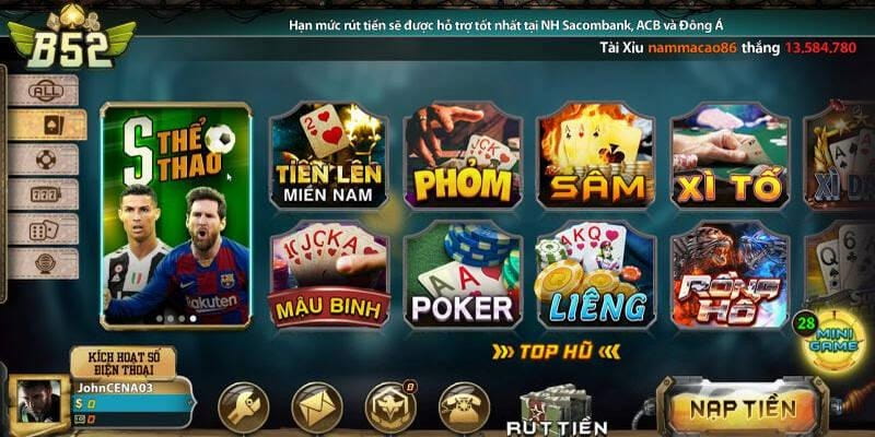 Lý Do Nên Chọn B52club Là Sân Chơi Giải Trí